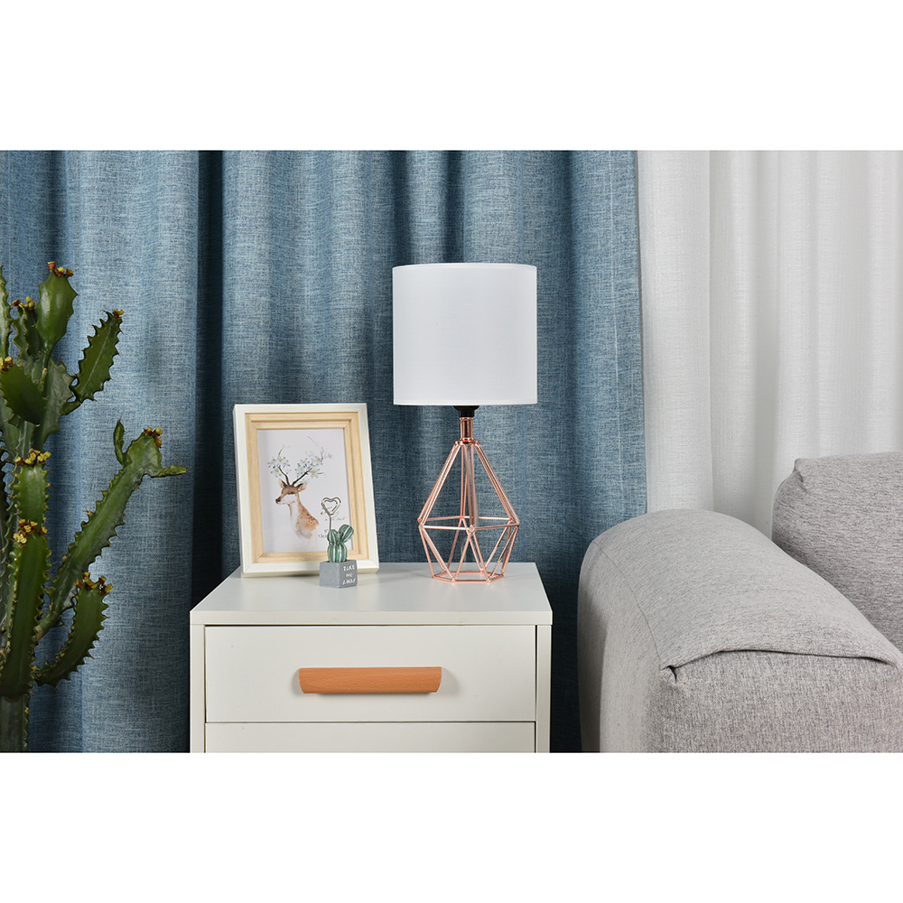 COTULIN Table Lamp,Modern Desk Lamp with TC Fabric Shade and