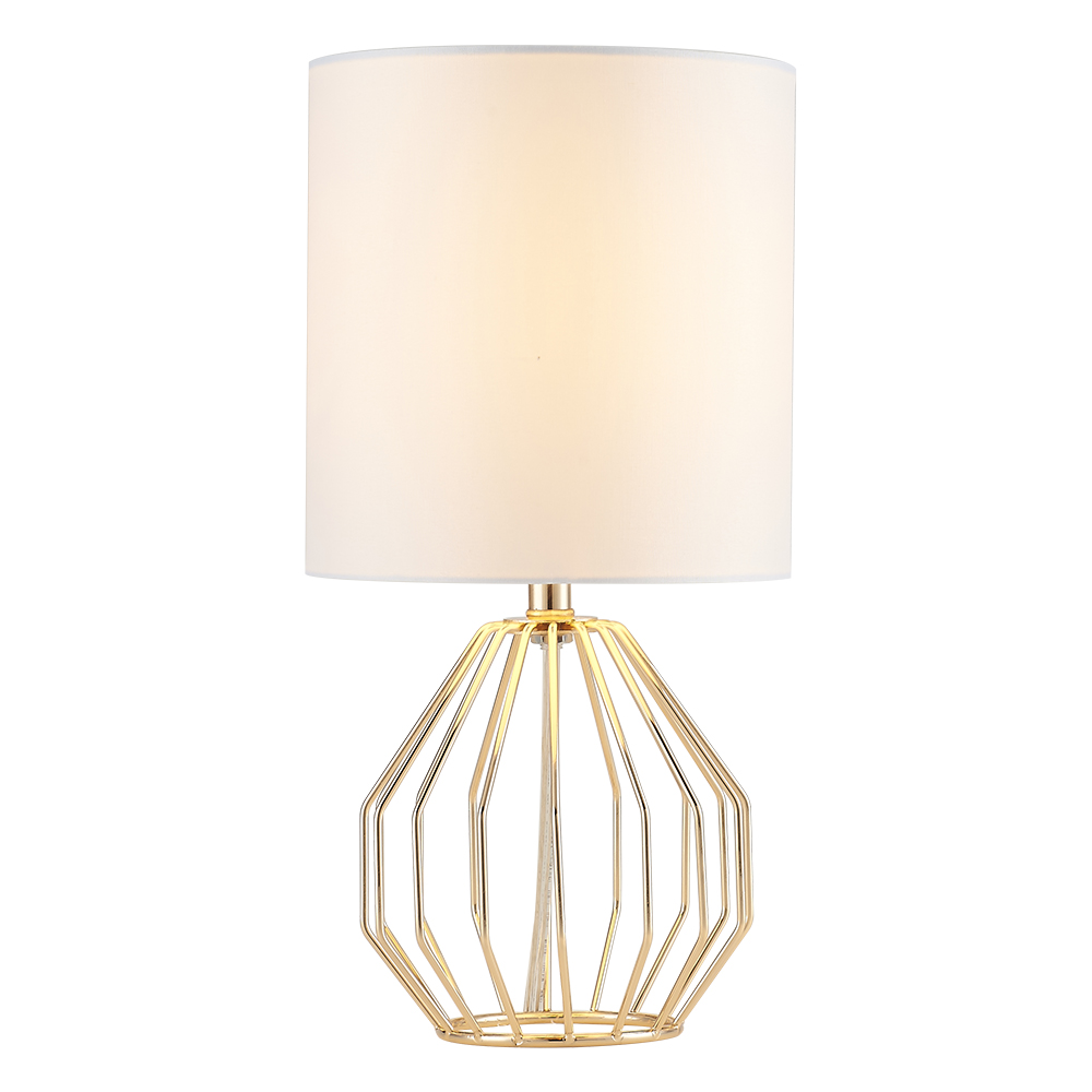 COTULIN Table Lamp,Gold Lamps for Bedroom,Modern Hollowed Out Base